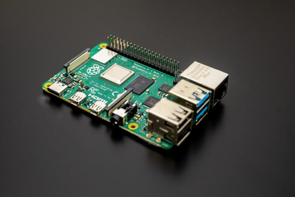 Example Raspberry Pi PCB Board used in embedded systems